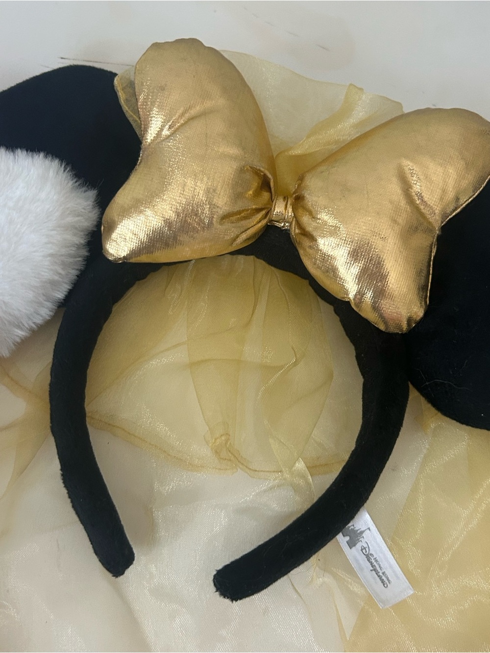 Disney Plush Ear Headband Set in Pink, White, Black, Gold, Brown - Picture 9 of 9